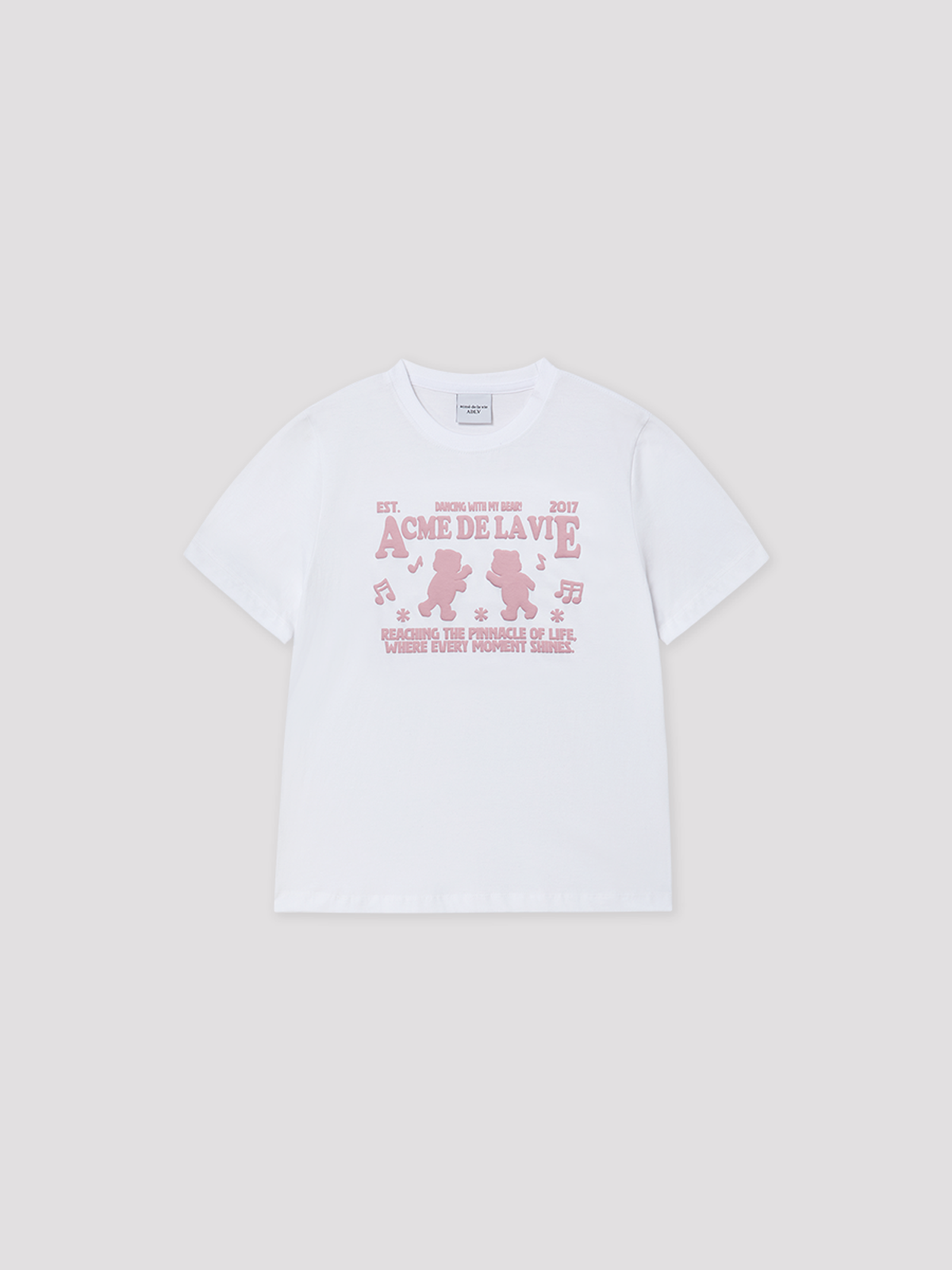 아크메드라비(ACME DE LA VIE) WOMAN AC BEAR PLAY SHORT SLEEVE T-SHIRT