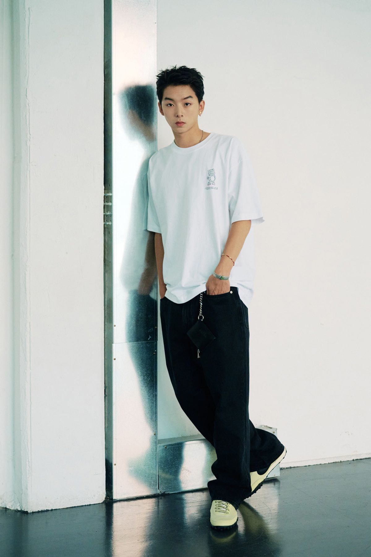 아크메드라비(ACME DE LA VIE) HELLO AC BEAR SHORT SLEEVE T-SHIRT