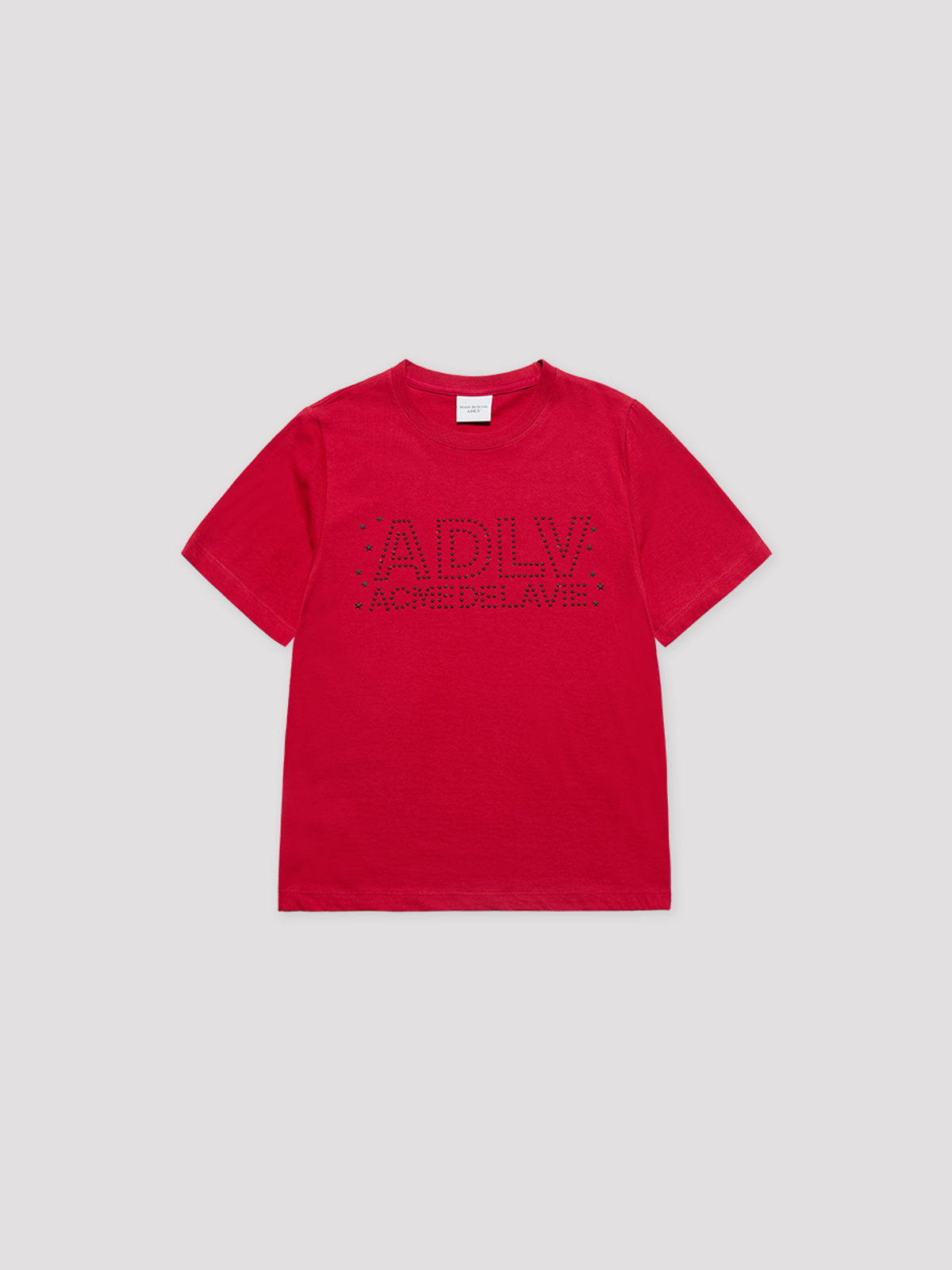 아크메드라비(ACME DE LA VIE) WOMAN LOGO HOTFIX SHORT SLEEVE T-SHIRT