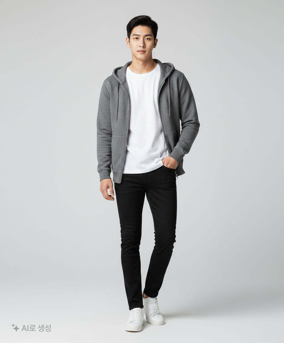 무신사 스탠다드(MUSINSA STANDARD) 후드 집업 M