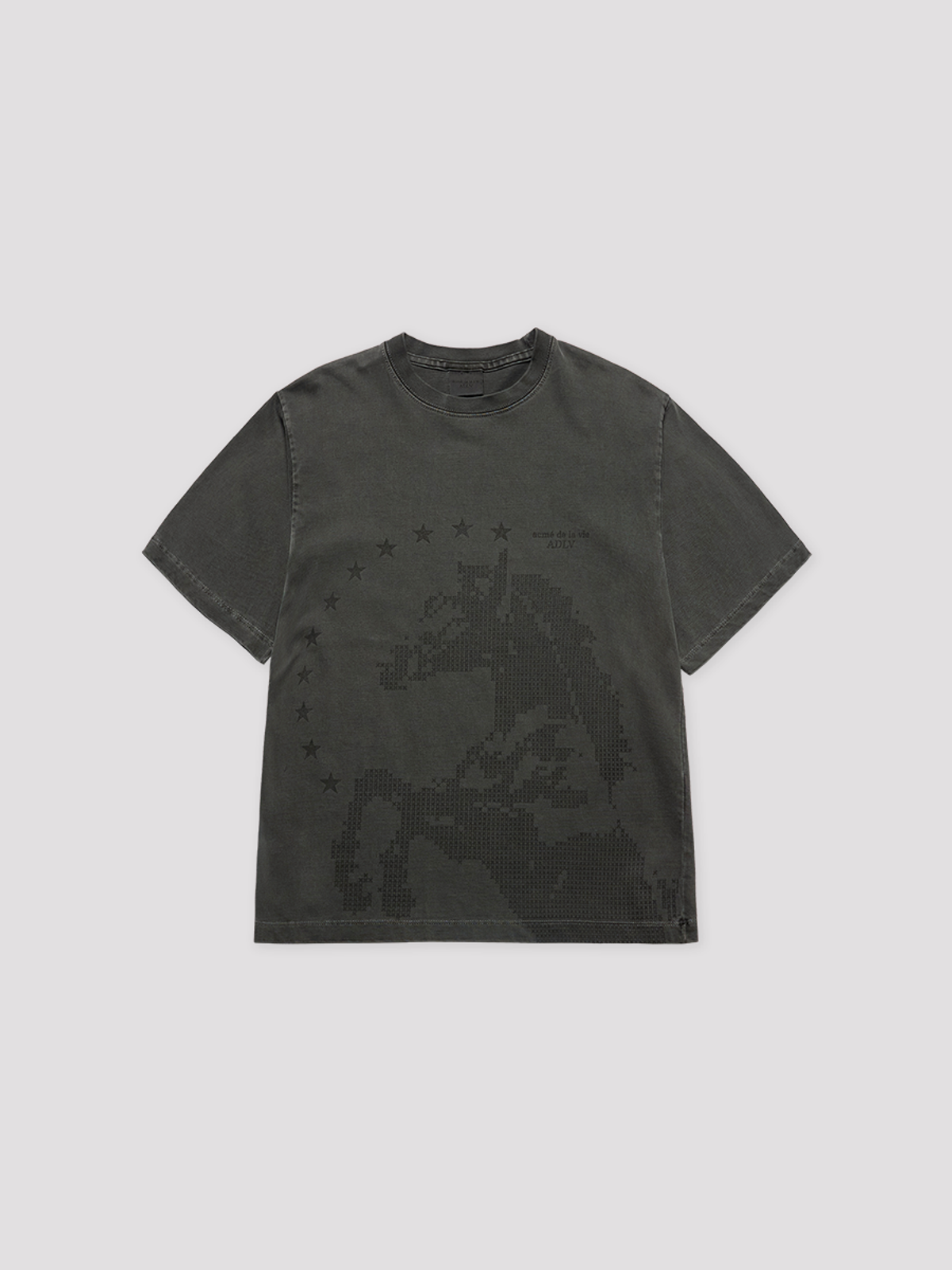 아크메드라비(ACME DE LA VIE) STAR HORSE PIGMENT SHORT SLEEVE T-SHIRT
