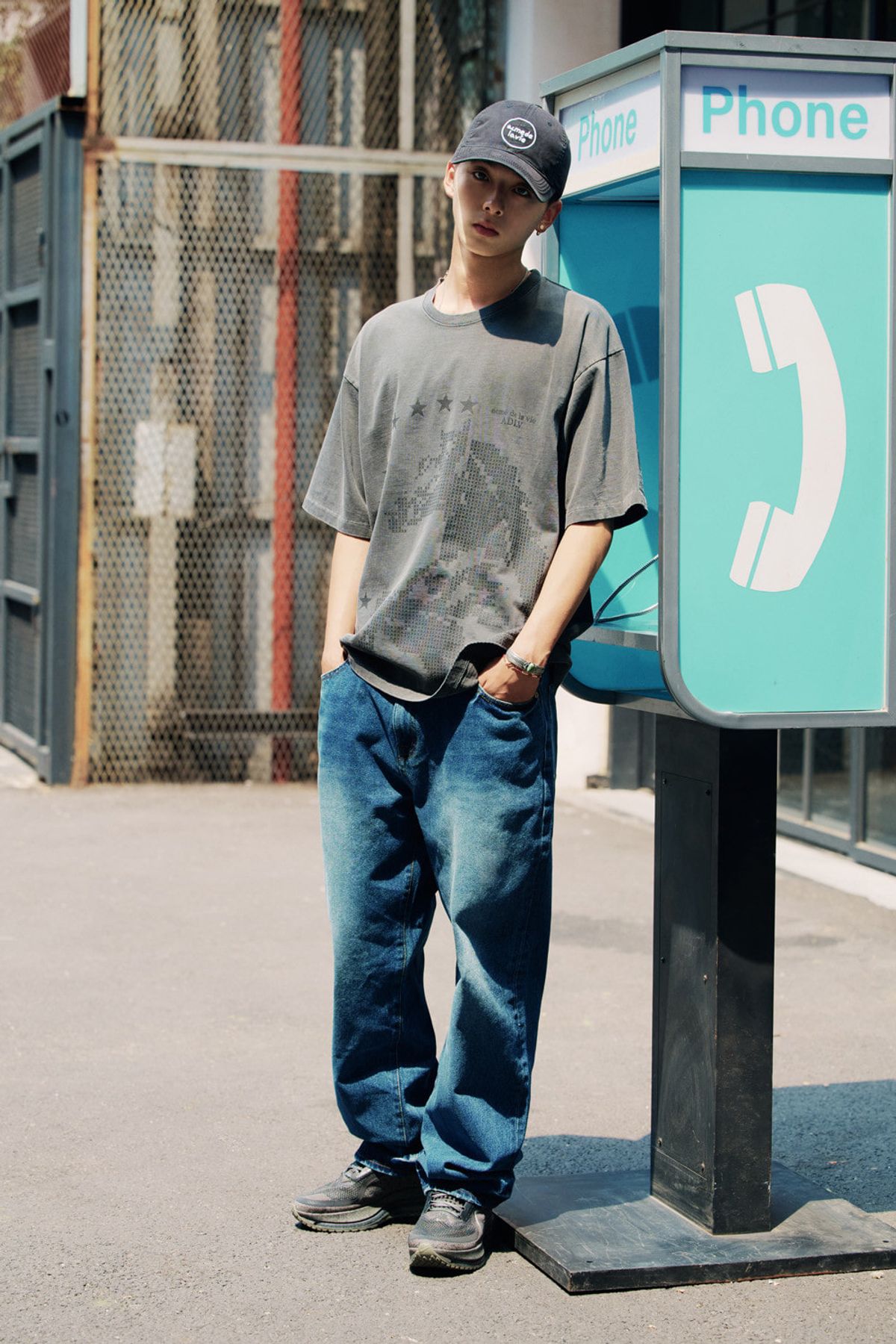 아크메드라비(ACME DE LA VIE) STAR HORSE PIGMENT SHORT SLEEVE T-SHIRT