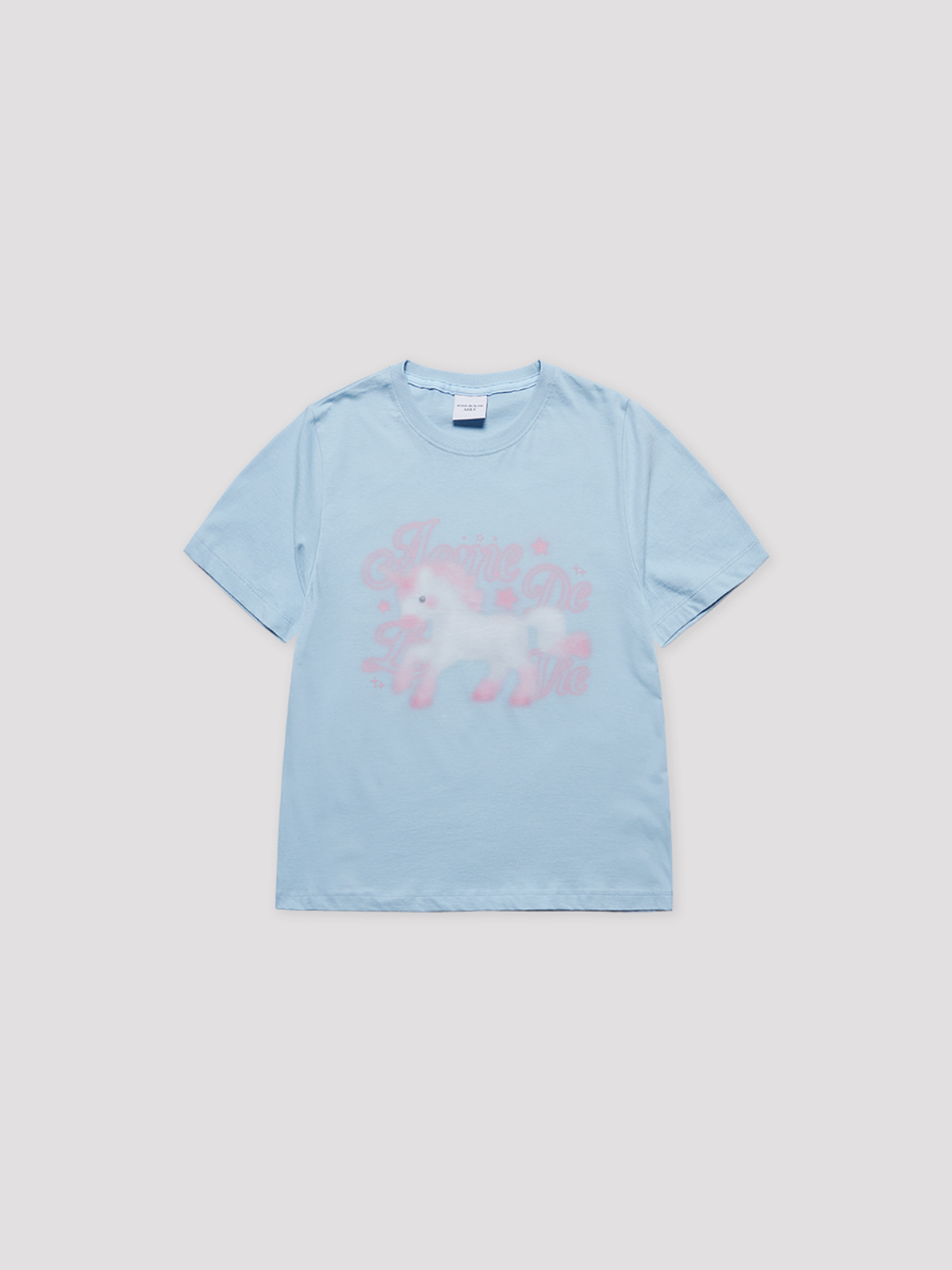 아크메드라비(ACME DE LA VIE) WOMAN UNICORN BLUR PONY SHORT SLEEVE T-SHIRT