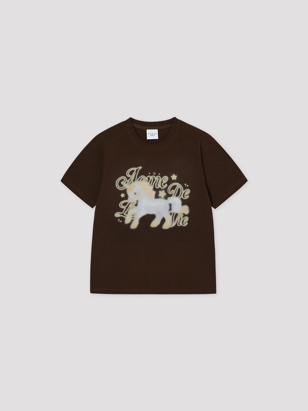 아크메드라비(ACME DE LA VIE) WOMAN UNICORN BLUR PONY SHORT SLEEVE T-SHIRT