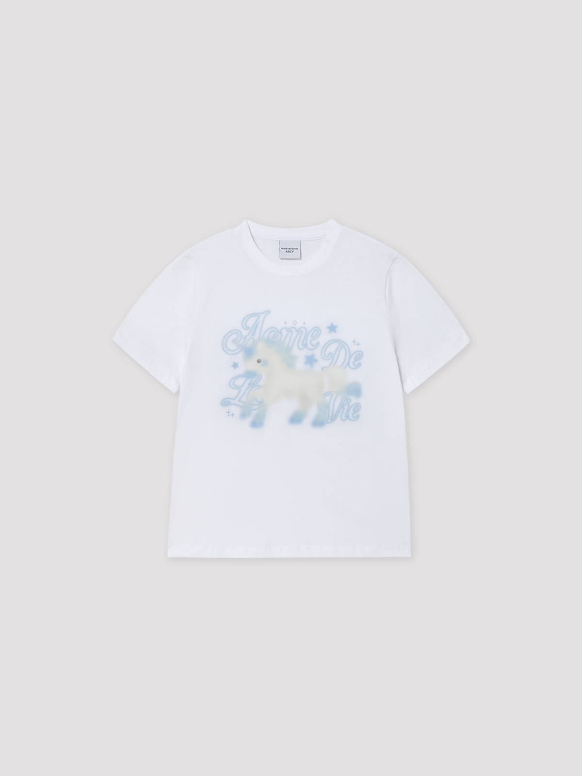 아크메드라비(ACME DE LA VIE) WOMAN UNICORN BLUR PONY SHORT SLEEVE T-SHIRT