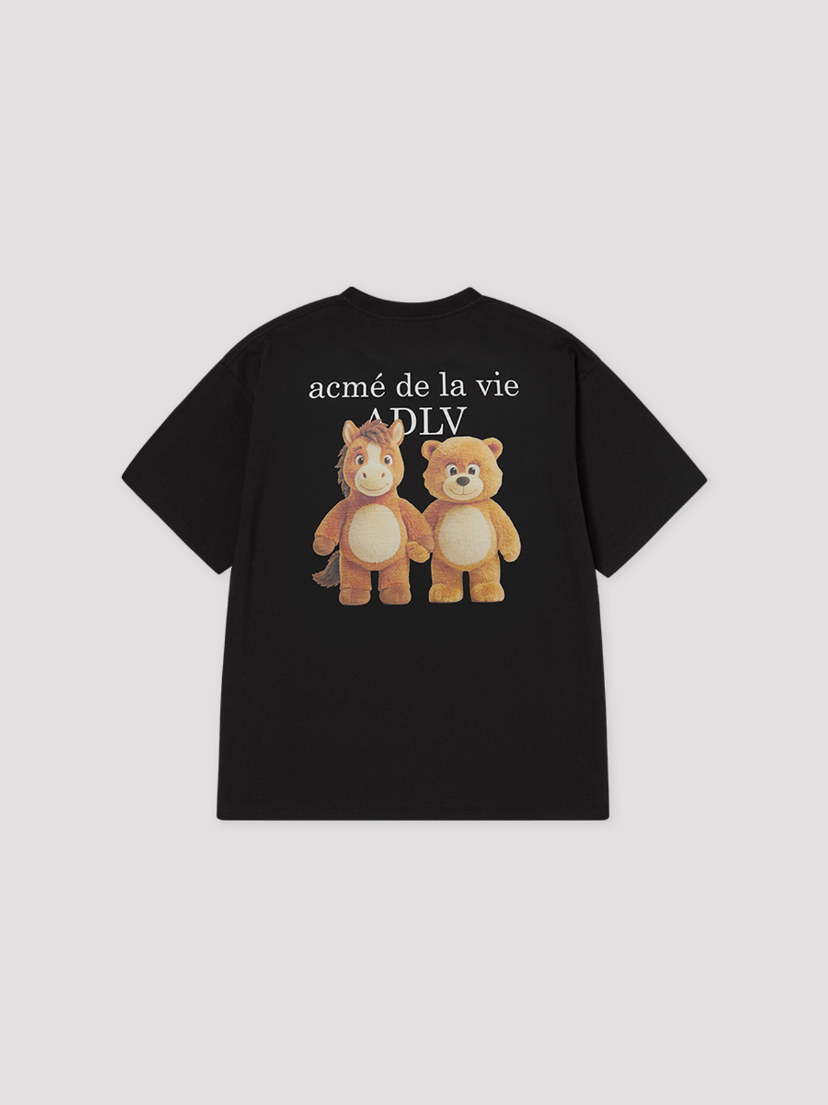 아크메드라비(ACME DE LA VIE) ADLV BEAR & HORSE FRIENDS SHORT SLEEVE T-SHIRT