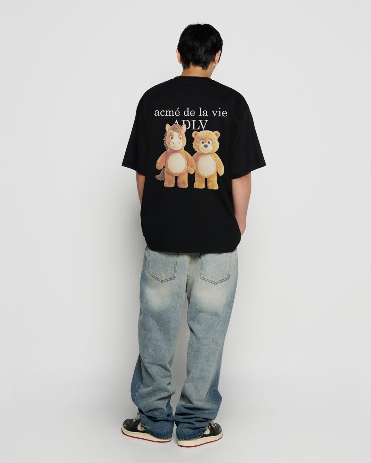 아크메드라비(ACME DE LA VIE) ADLV BEAR & HORSE FRIENDS SHORT SLEEVE T-SHIRT