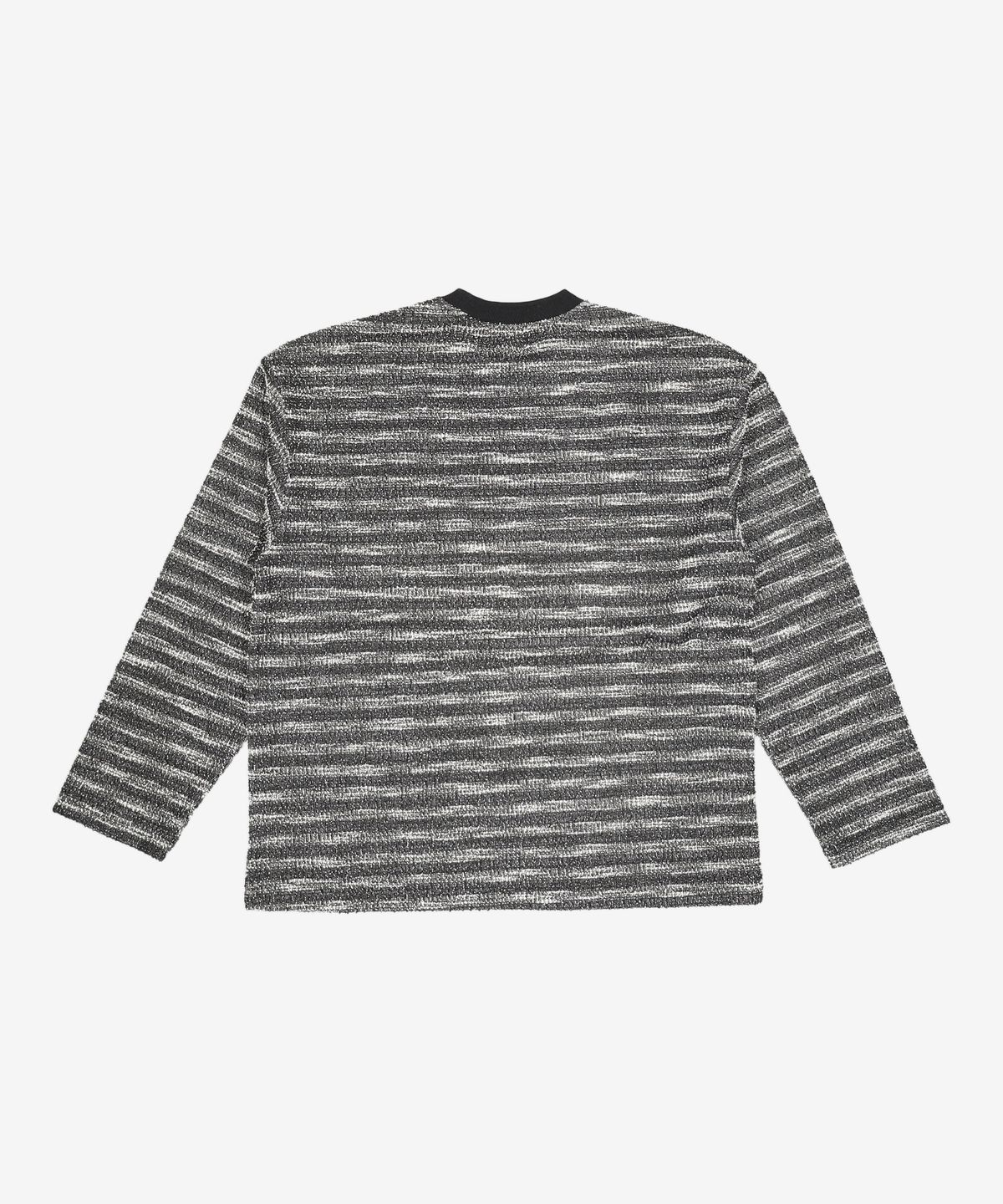 메종미네드(MAISON MINED) MIXED BOUCLE KNIT LONG SLEEVE BLACK M