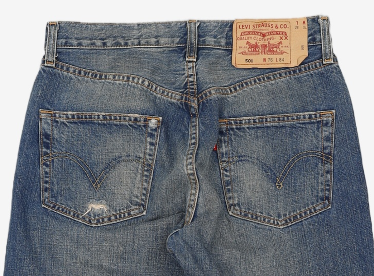 리바이스(LEVI'S) 청/데님 팬츠 XS