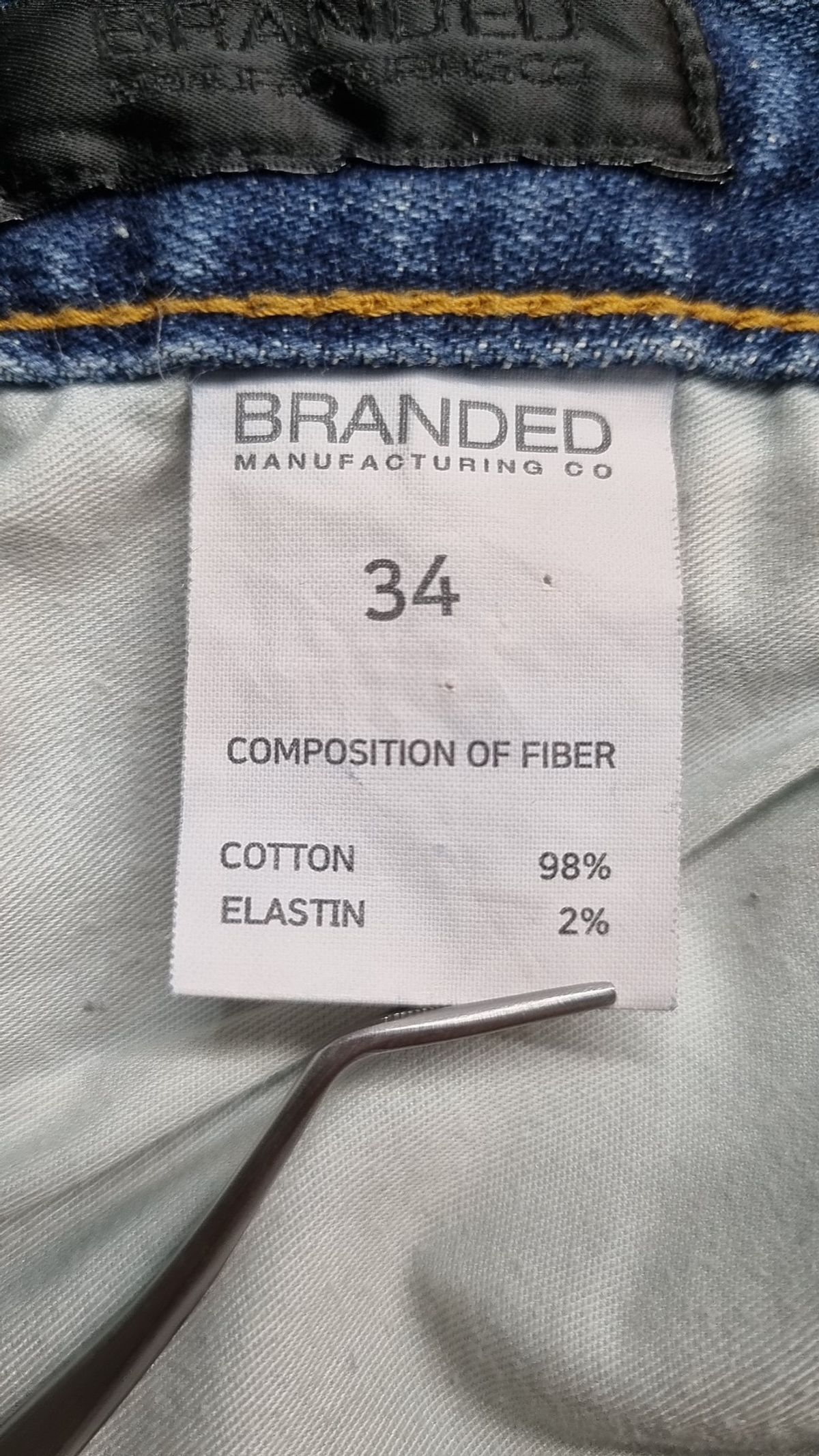 브랜디드(BRANDED) 청/데님 팬츠 34