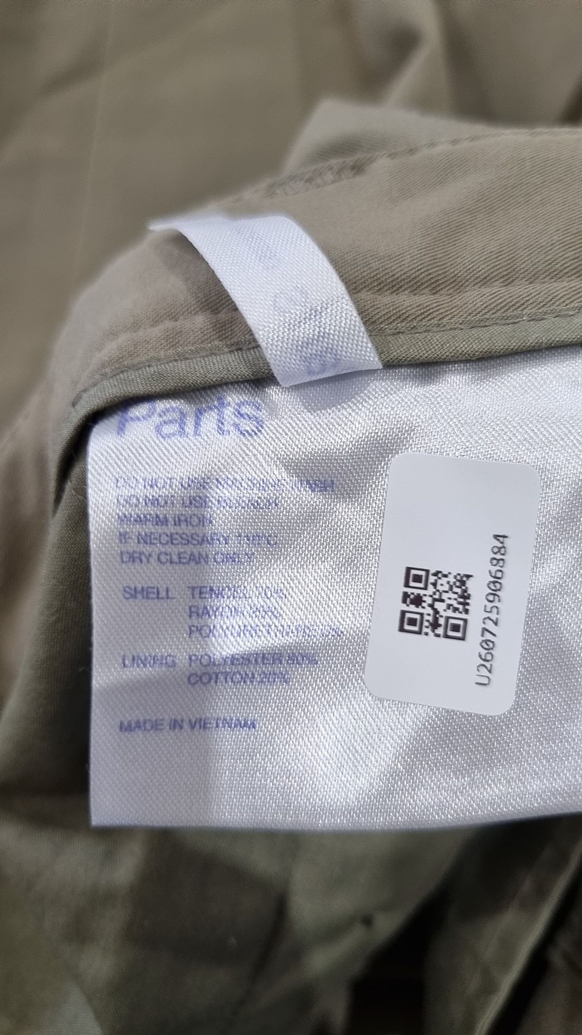 파츠파츠(PARTS PARTS) 코튼 팬츠 S