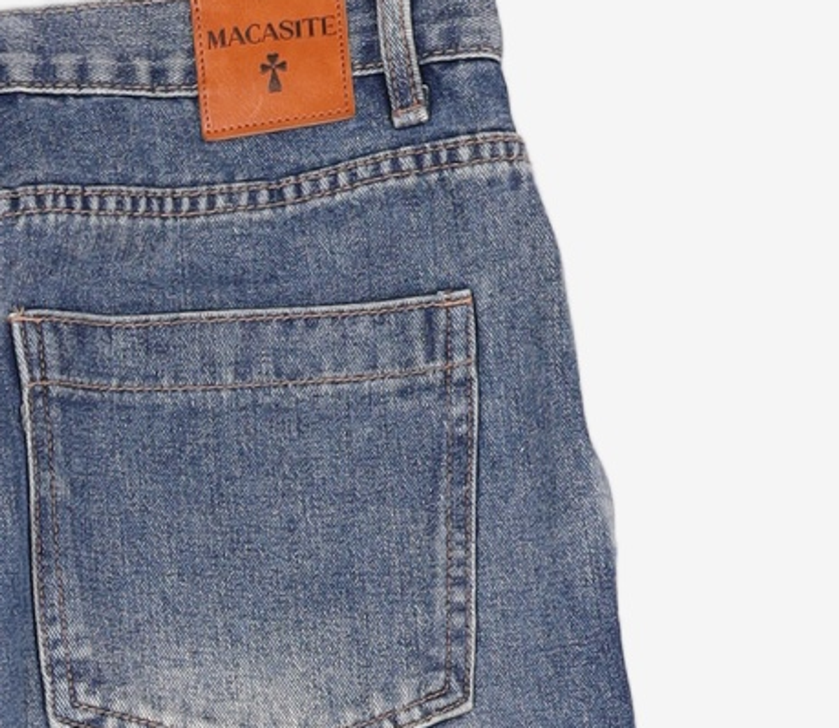 마카사이트(MACASITE) 청/데님 팬츠 M