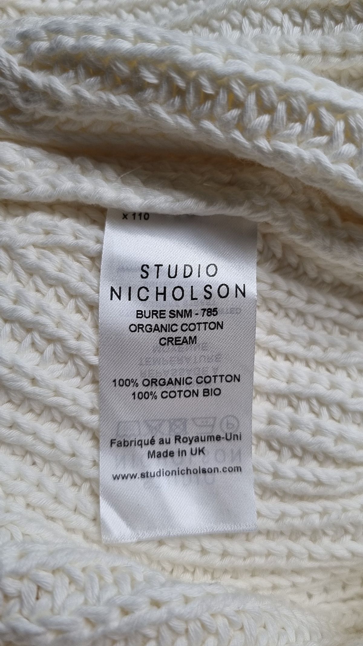 스튜디오니콜슨(STUDIO NICHOLSON) 니트/스웨터 M