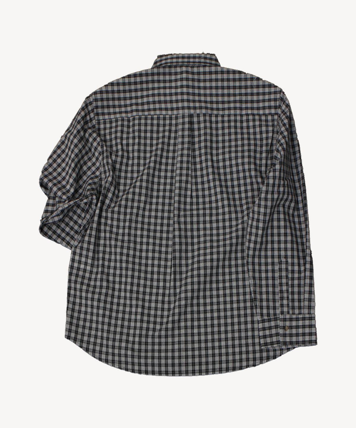덤(THUMB) Fade Grunge Check (Beige)
