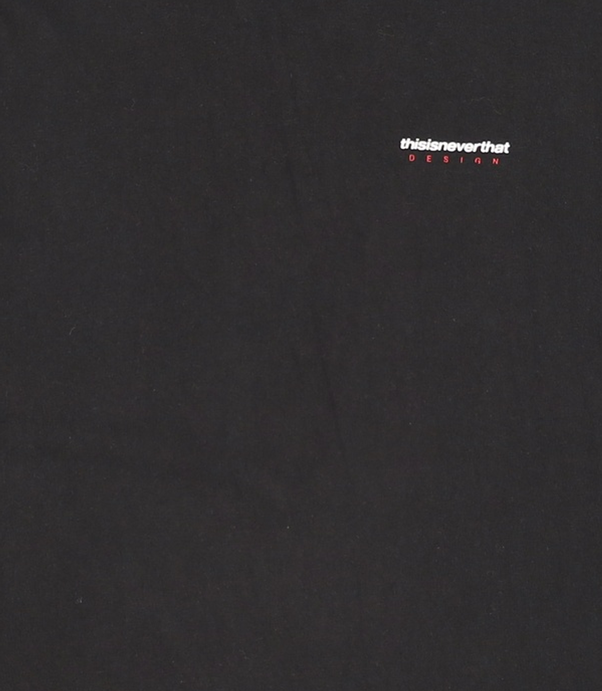 디스이즈네버댓(THISISNEVERTHAT) (SS22) DSN-Logo Tee Black M
