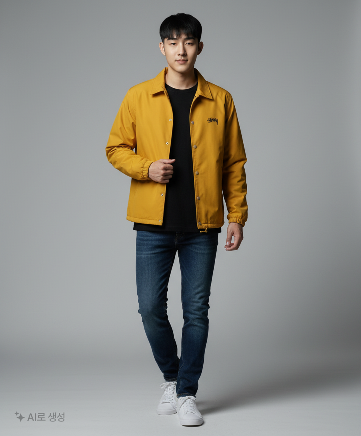 스투시(STUSSY) 숏 패딩/숏 헤비 아우터 M