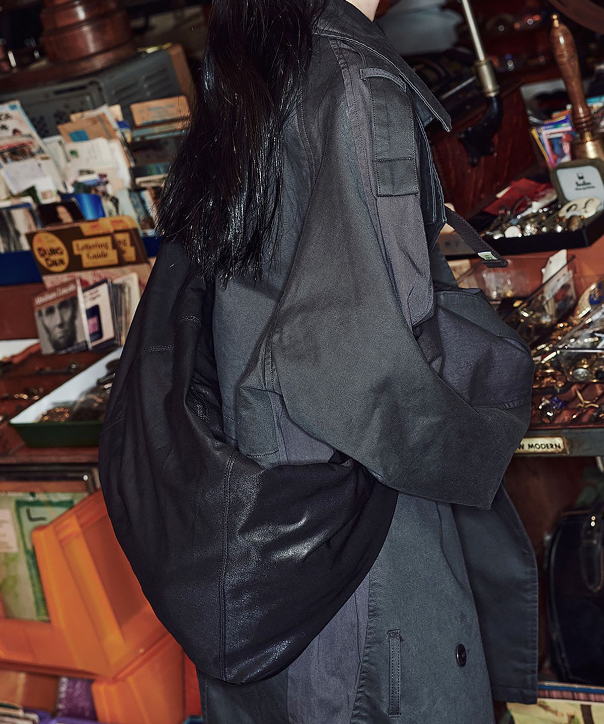 락피쉬웨더웨어(ROCKFISH WEATHERWEAR) BUCKLE HOBO BAG - 2 colors
