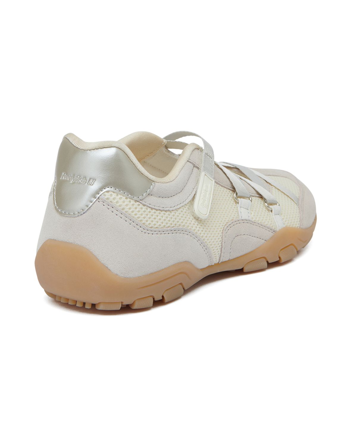 락피쉬웨더웨어(ROCKFISH WEATHERWEAR) ZANE X-STRAP SNEAKERS - CREAM