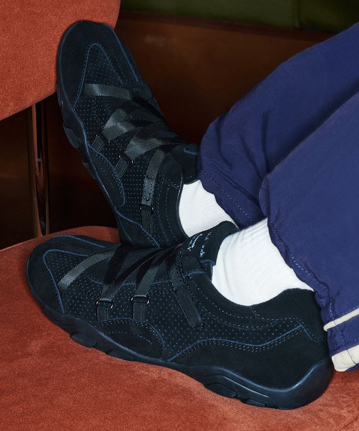 락피쉬웨더웨어(ROCKFISH WEATHERWEAR) ZANE X-STRAP SNEAKERS(SUEDE) - 5 colors