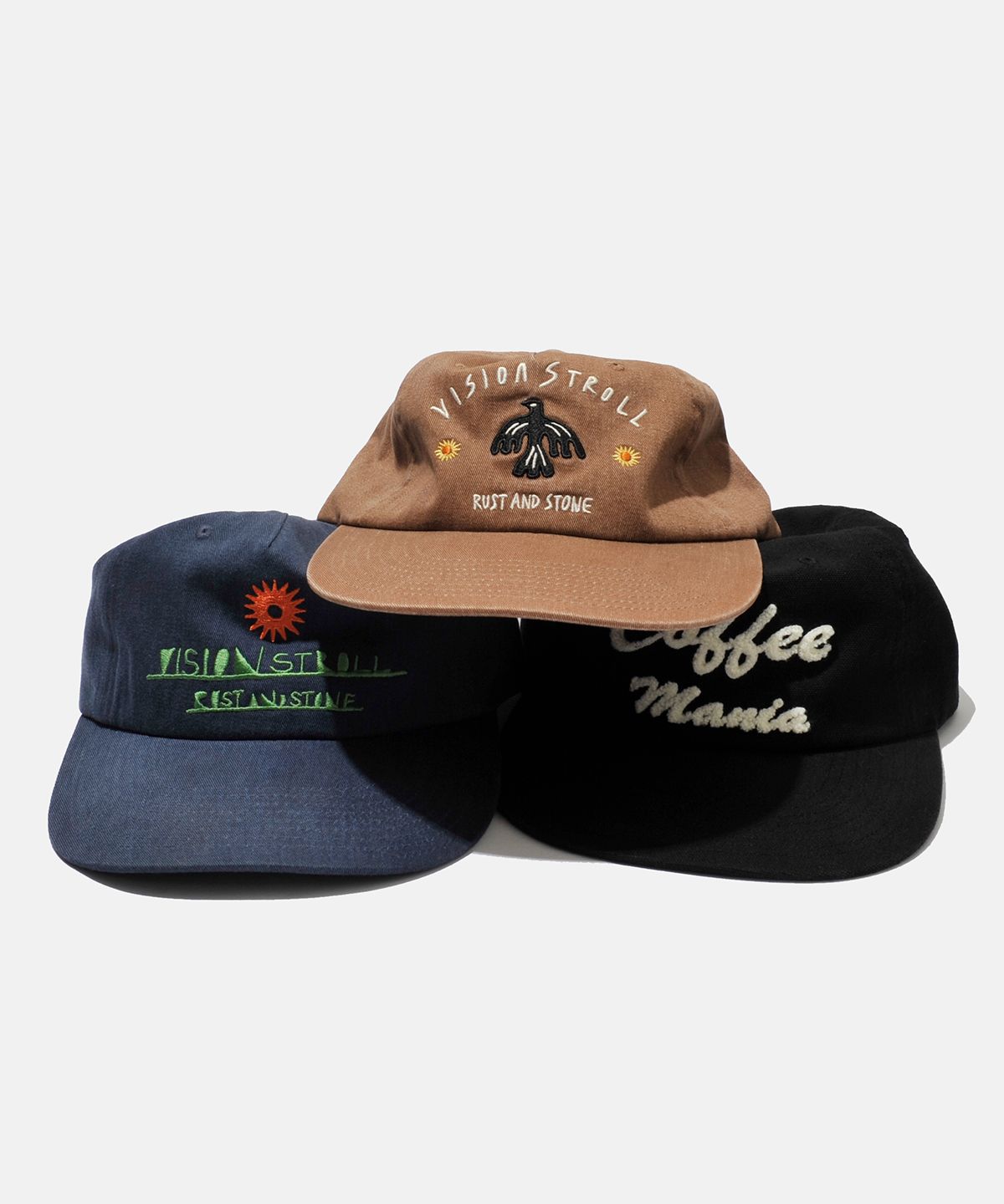 러스트앤스톤(RUSTANDSTONE) Rustandstone X visionstroll Coffee Mania Cap Black