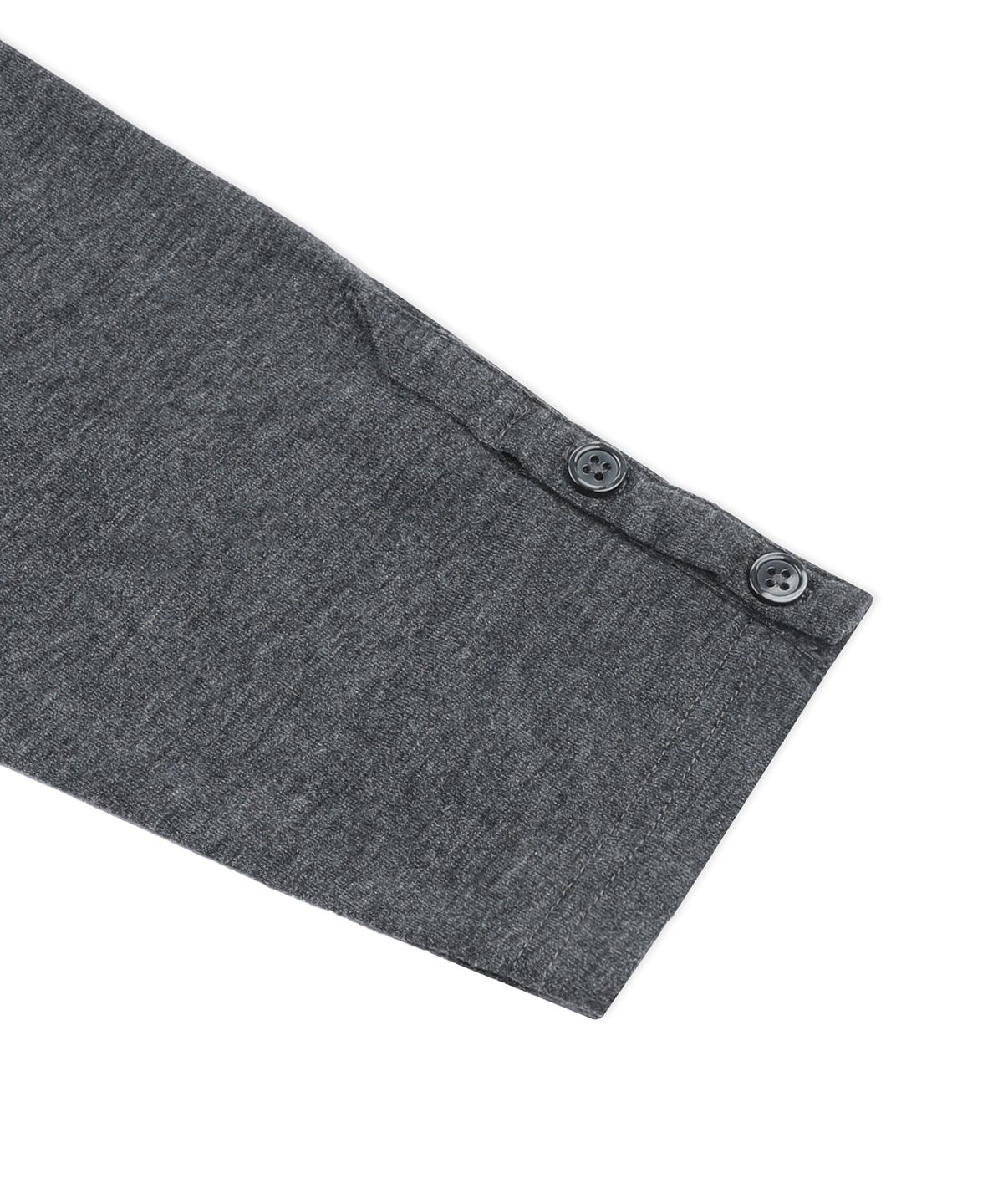 글랙(GLACK) GT188 429 키마이라 엠블럼 빈티지 커프스 디테일 롱슬리브 (CHARCOAL GRAY)
