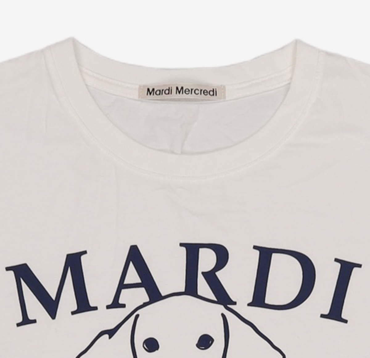 마르디 메크르디(MARDI MERCREDI) 반소매 티셔츠 FREE