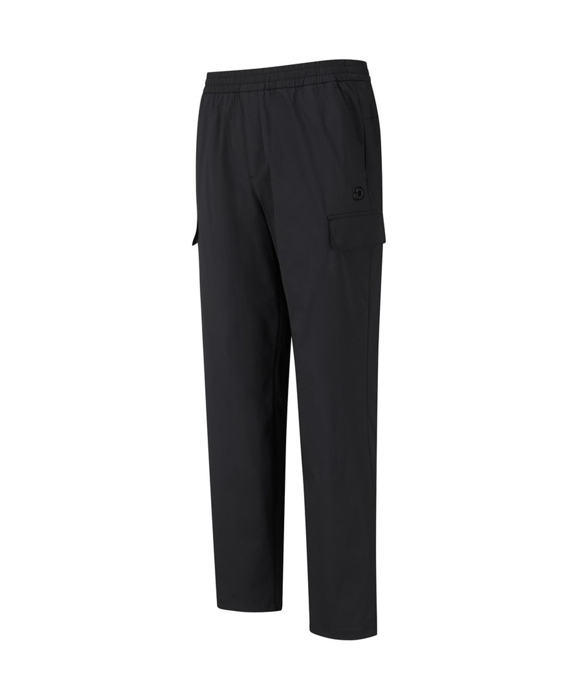 디스커버리 익스페디션(DISCOVERY EXPEDITION) 남성 내추럴 우븐 루즈 테이퍼드 팬츠(SET-UP) (BLACK)
