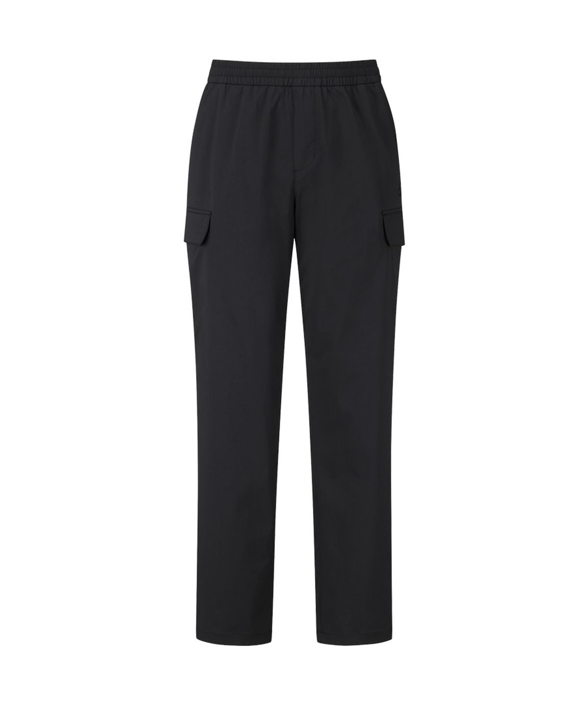 디스커버리 익스페디션(DISCOVERY EXPEDITION) 남성 내추럴 우븐 루즈 테이퍼드 팬츠(SET-UP) (BLACK)
