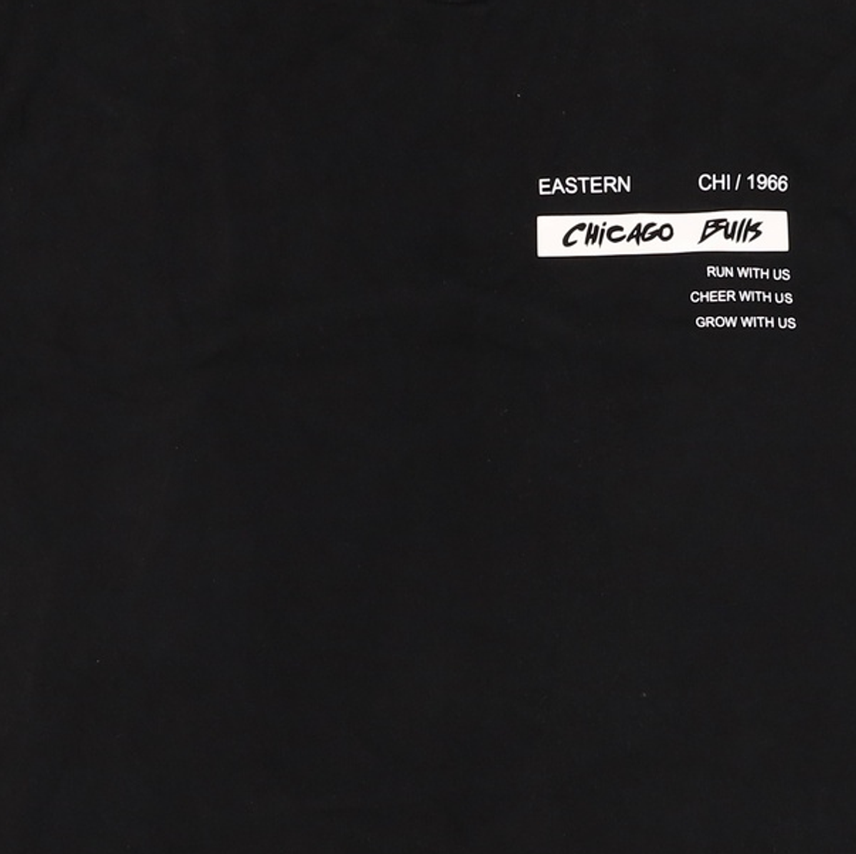 엔비에이(NBA) 유니 CHI BULLS 전사 그래픽 반팔티_N212TS060P-블랙 XL