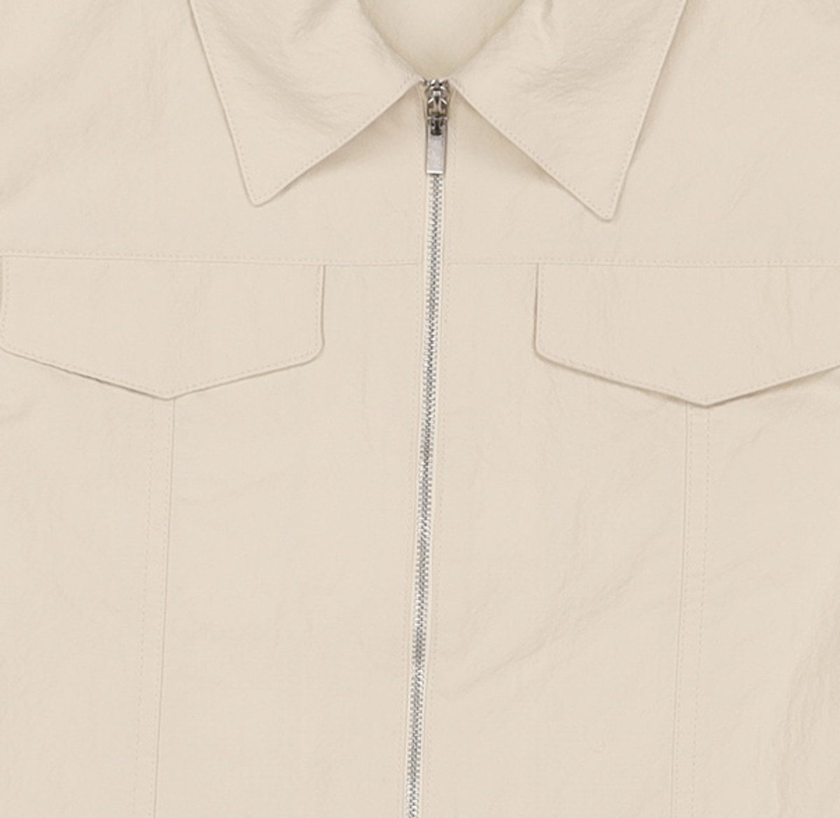 미쏘(MIXXO) 집업 반팔 셔츠_MIWYAE511C M