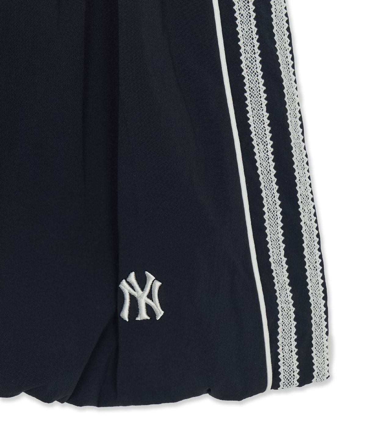 엠엘비(MLB) 여성 스포티브 레이스 테이프 벌룬 미니 스커트 NY (Black)