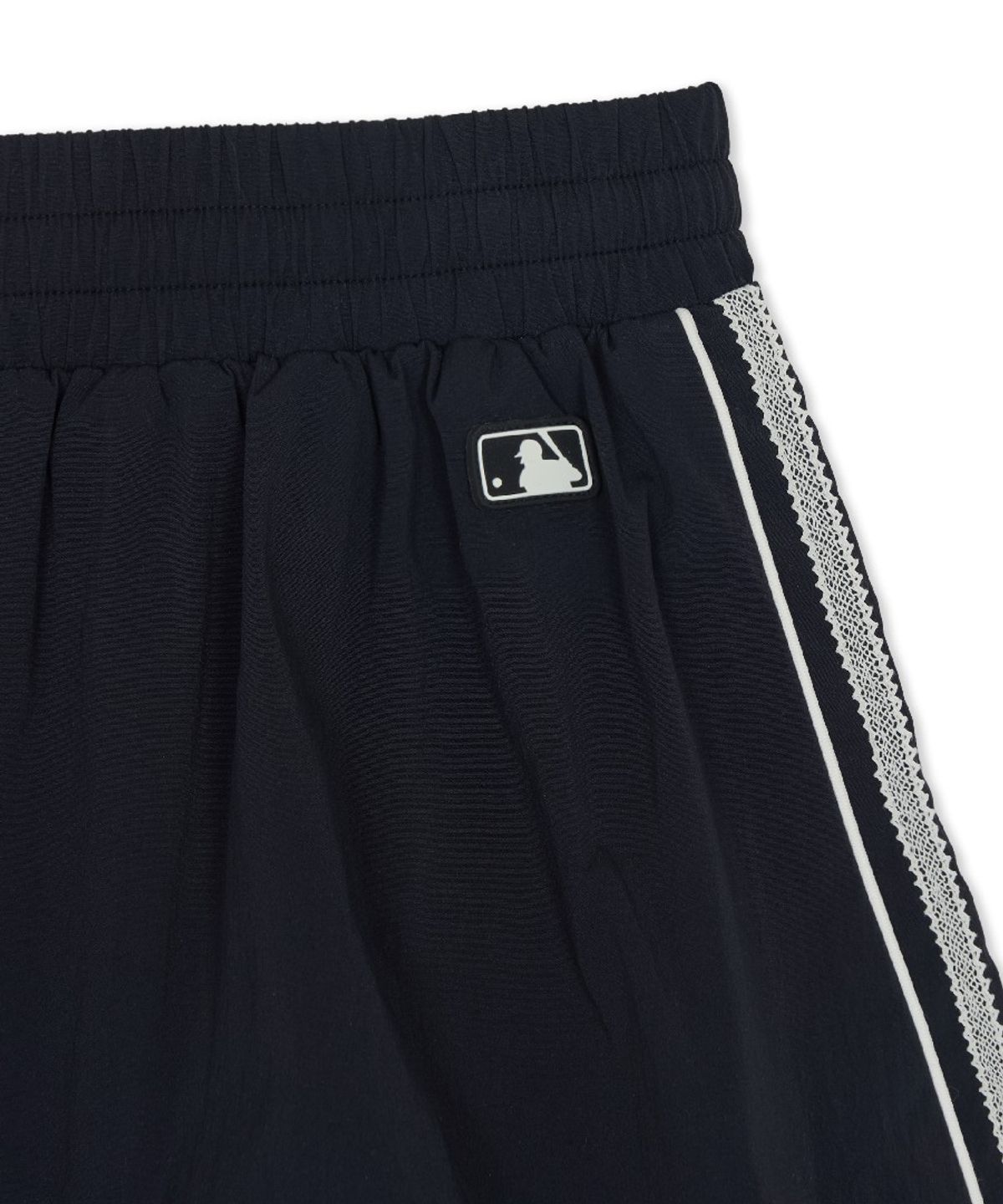 엠엘비(MLB) 여성 스포티브 레이스 테이프 벌룬 미니 스커트 NY (Black)