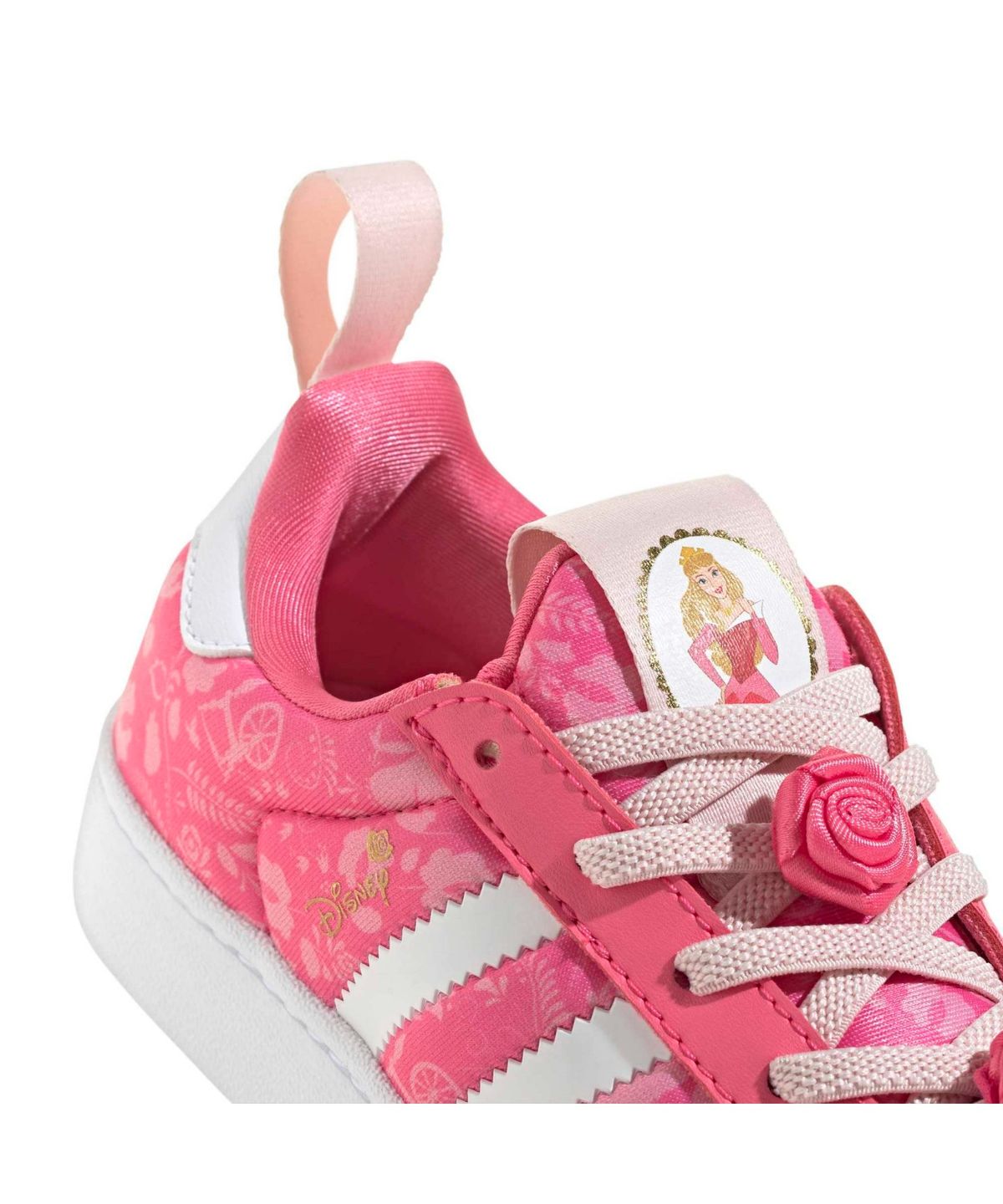아디다스 키즈(ADIDAS KIDS) 아디다스 X 디즈니 프린세스 슈퍼스타 퀵콘 키즈 - 핑크 / KJ7490