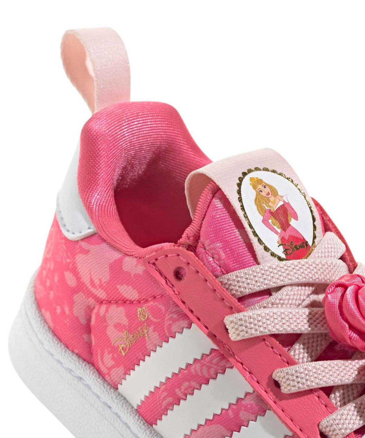 아디다스 키즈(ADIDAS KIDS) 아디다스 X 디즈니 프린세스 슈퍼스타 퀵콘 인펀트 - 핑크 / KJ7491