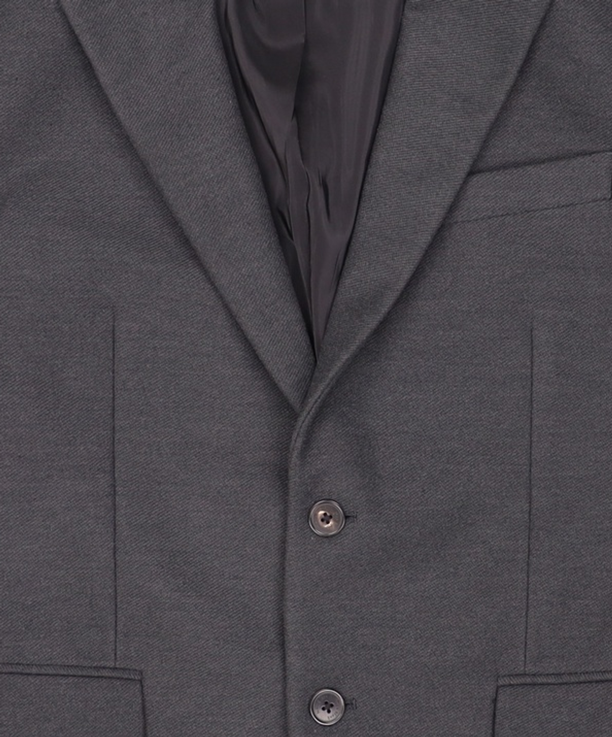 넌블랭크(NONBLANK) 세미 오버 핏 저지 블레이저_DARK GREY XL