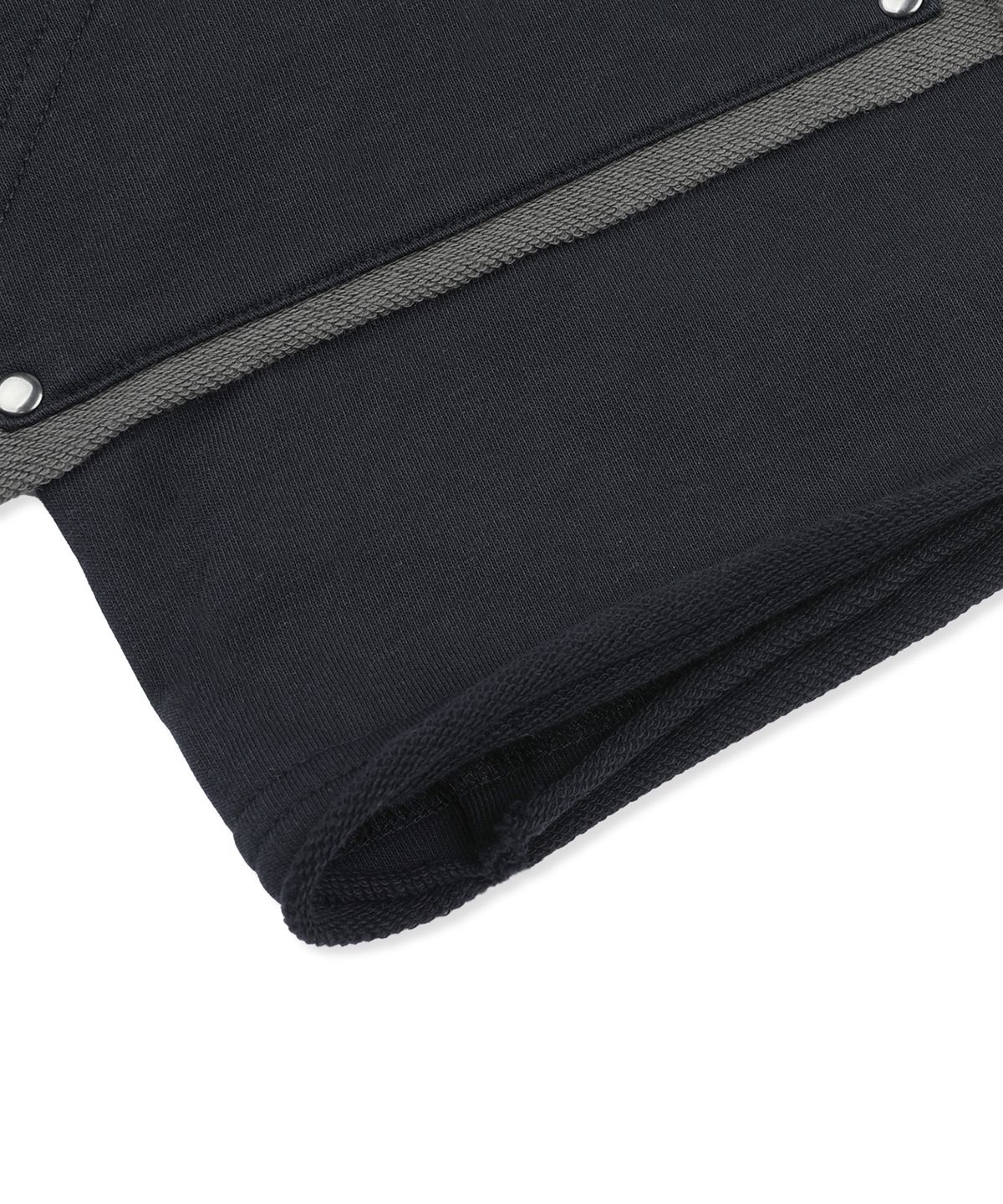 글랙(GLACK) GT191 엔젤코드 스웻 가디건 스타일 롱슬리브 (BLACK)