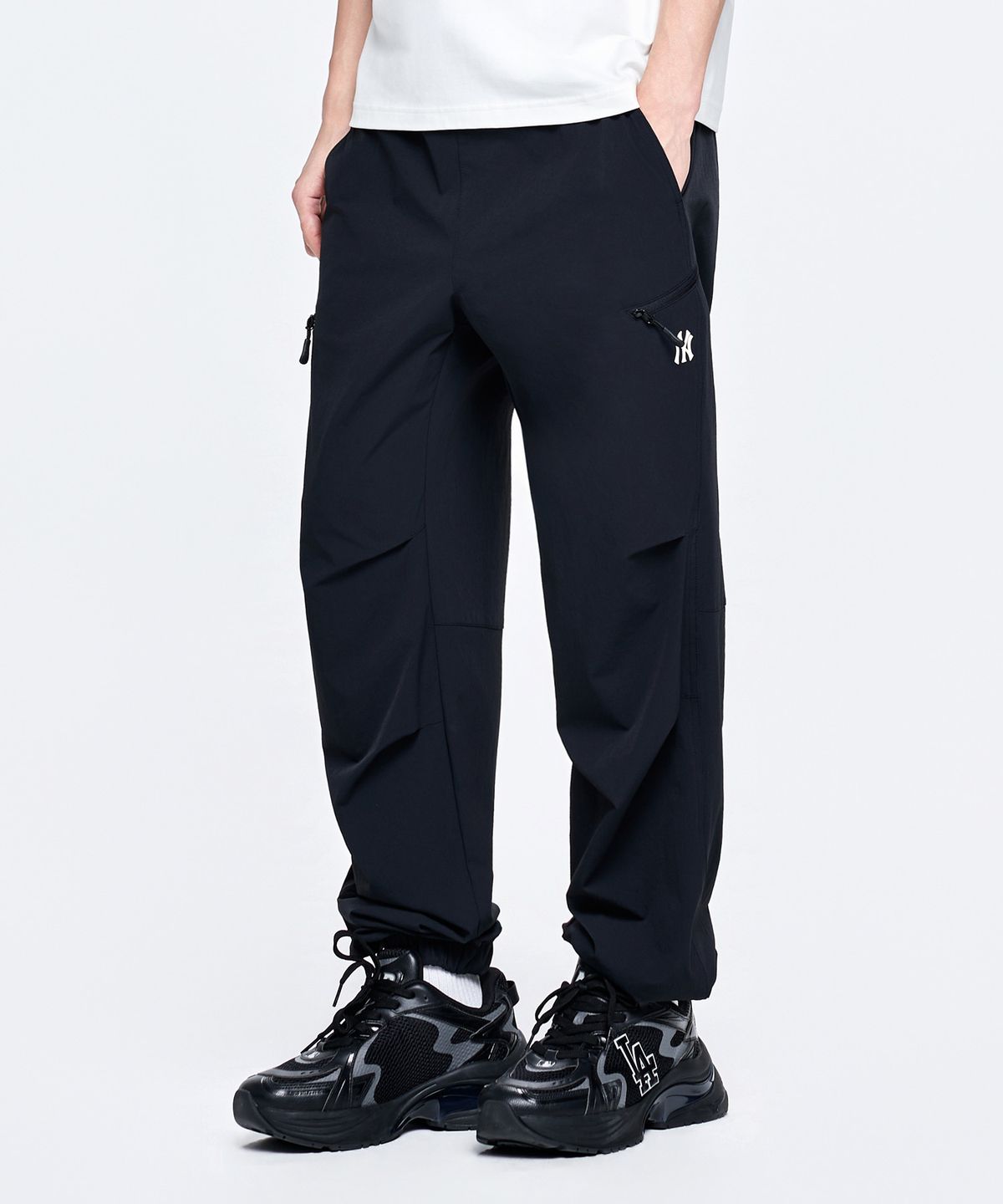 엠엘비(MLB) 고프코어 카고 루즈 조거팬츠 NY (Black)