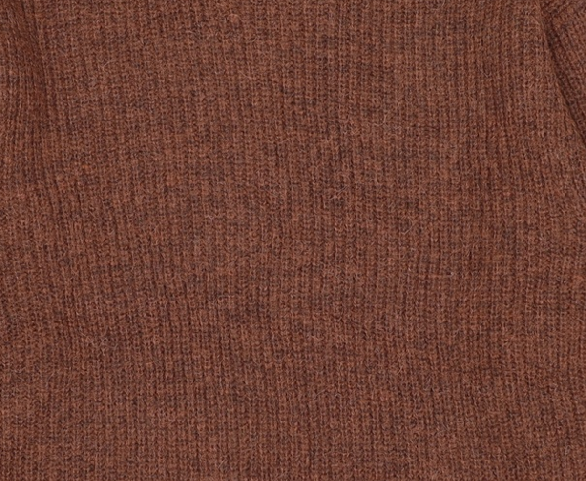 마틴플랜(MARTIN PLAN) Hera Patch Knit - ORANGE BROWN M