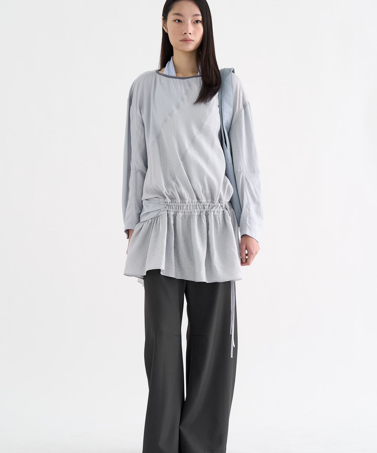 앙개(ANGGAE) Minidress   Light Grey