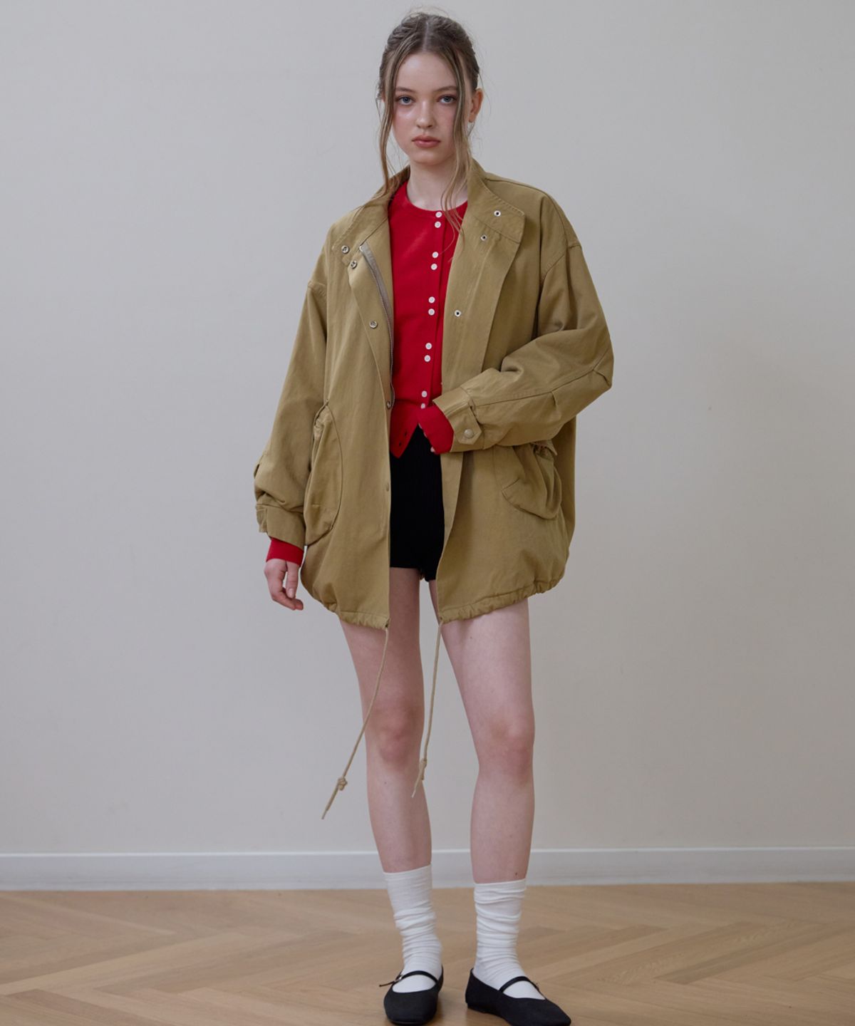 로제프란츠(ROSEFRANTZ) Overfit Padded Field Jacket [Beige]