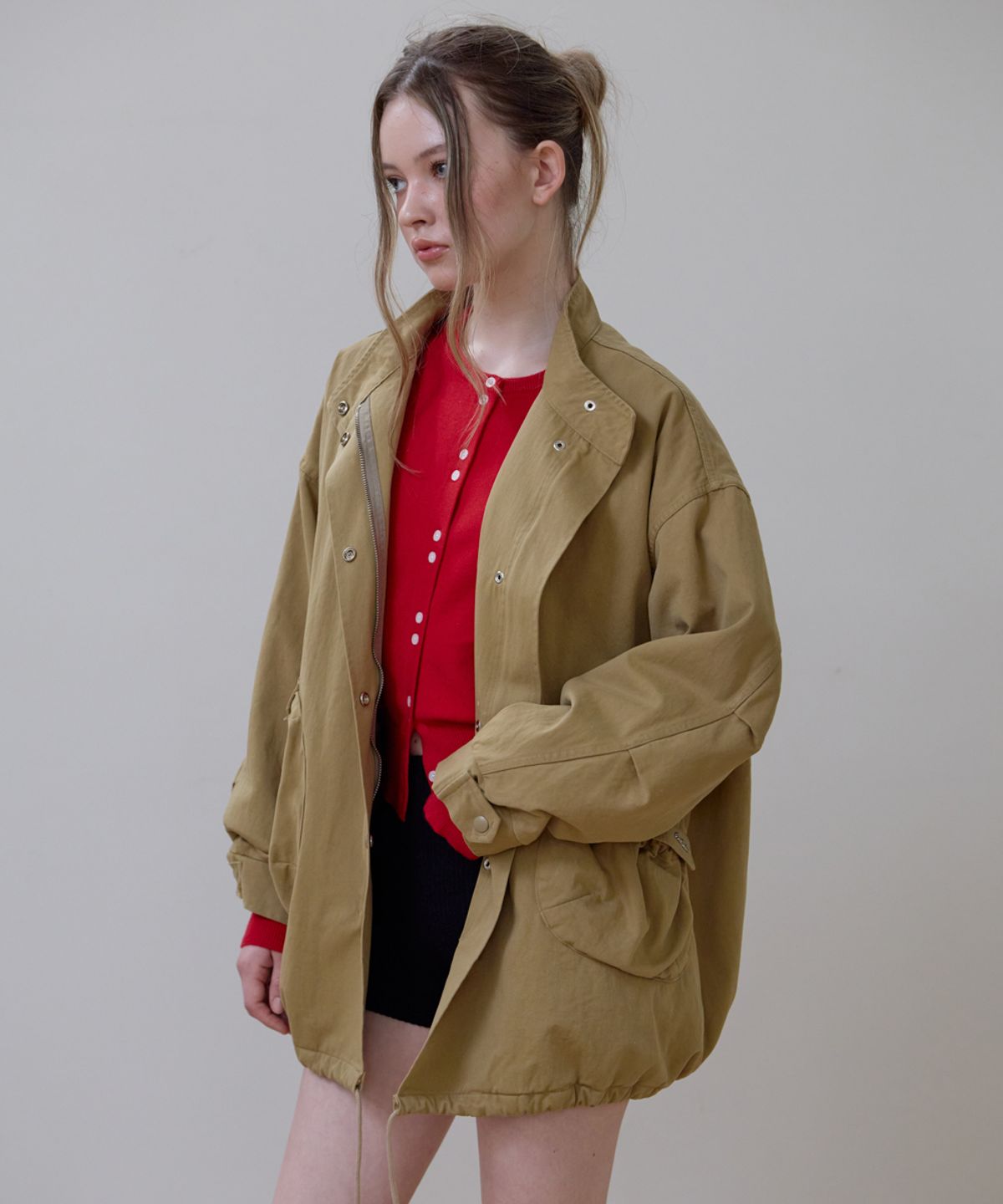 로제프란츠(ROSEFRANTZ) Overfit Padded Field Jacket [Beige]