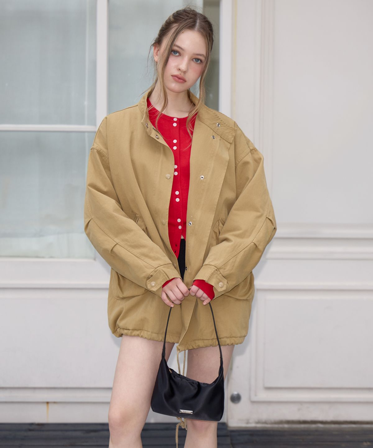 로제프란츠(ROSEFRANTZ) Overfit Padded Field Jacket [Beige]