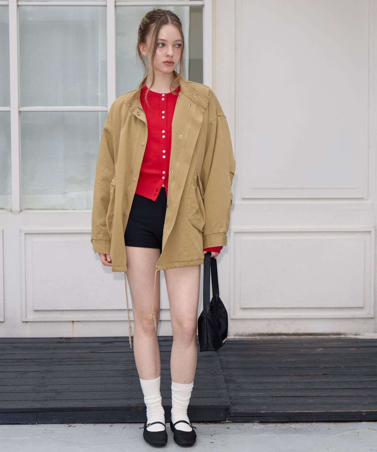 로제프란츠(ROSEFRANTZ) Overfit Padded Field Jacket [Beige]