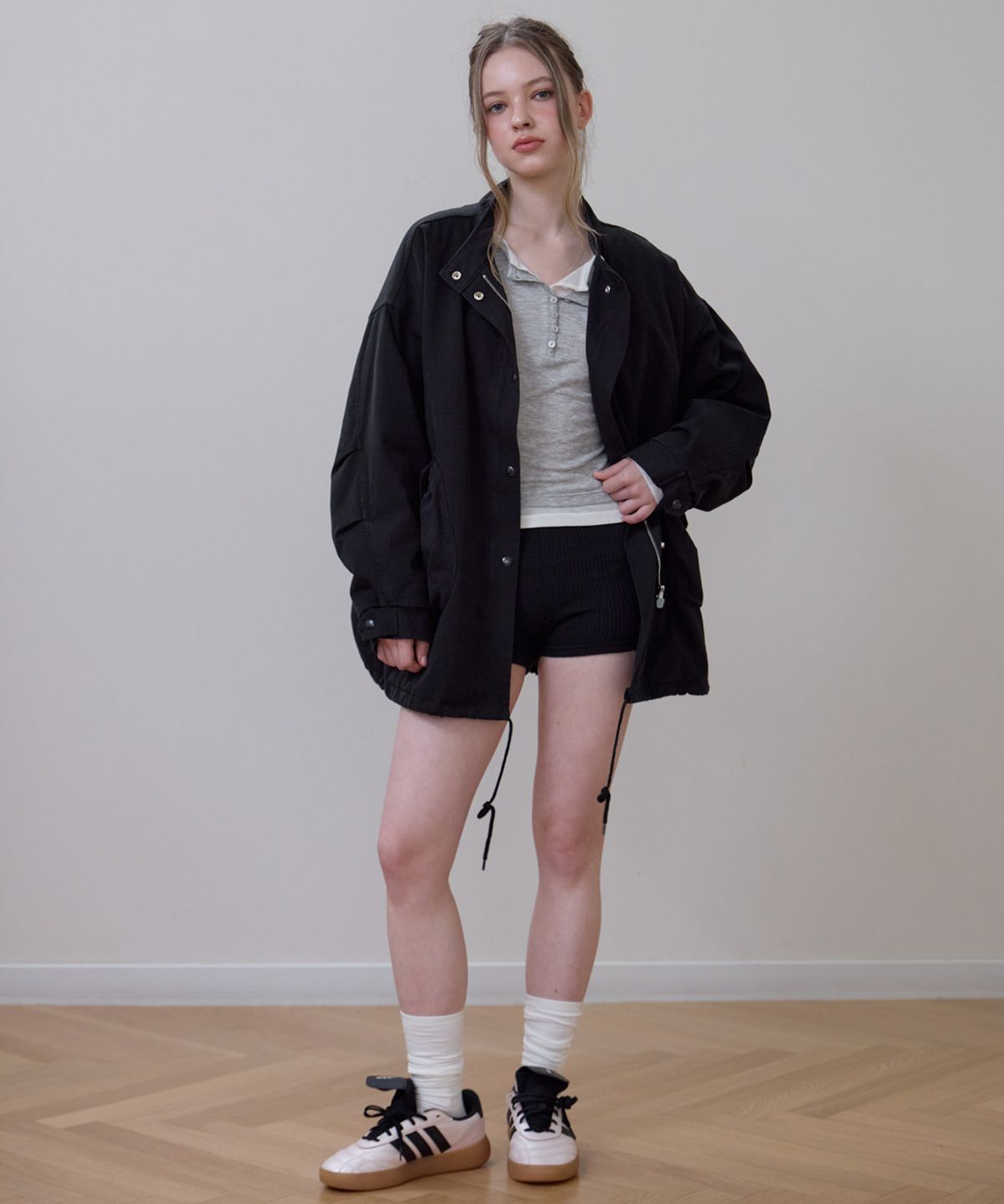 로제프란츠(ROSEFRANTZ) Overfit Padded Field Jacket [Black]