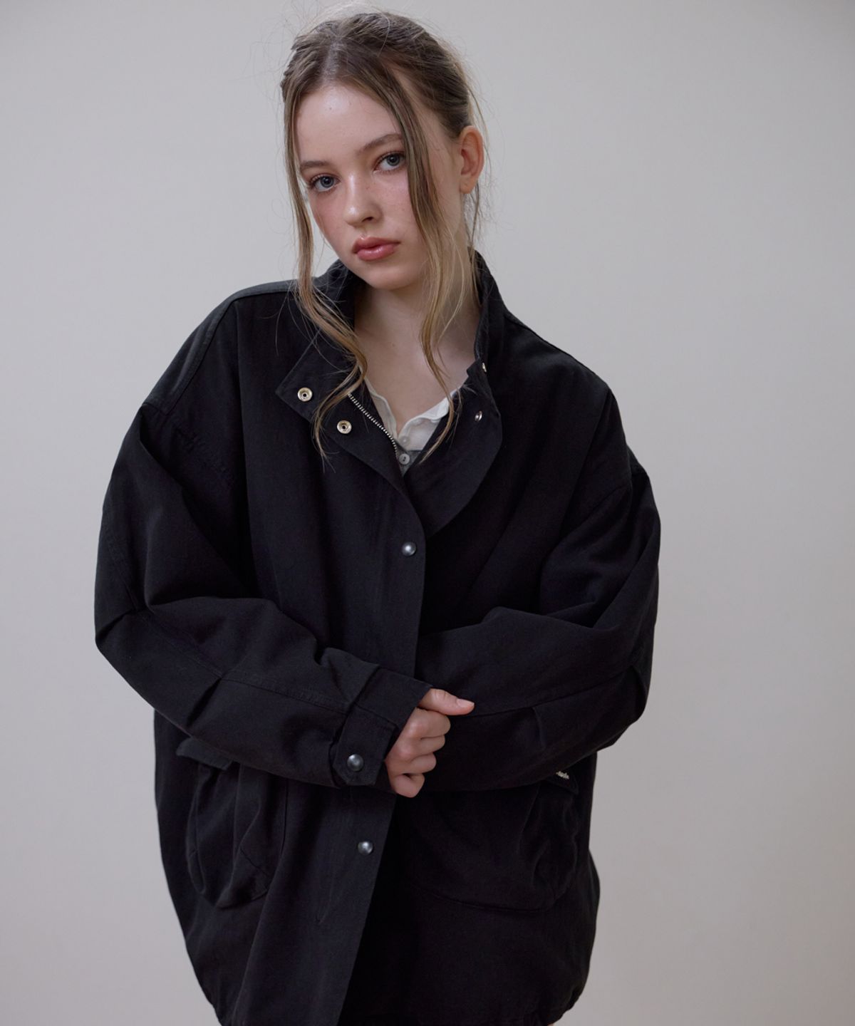 로제프란츠(ROSEFRANTZ) Overfit Padded Field Jacket [Black]