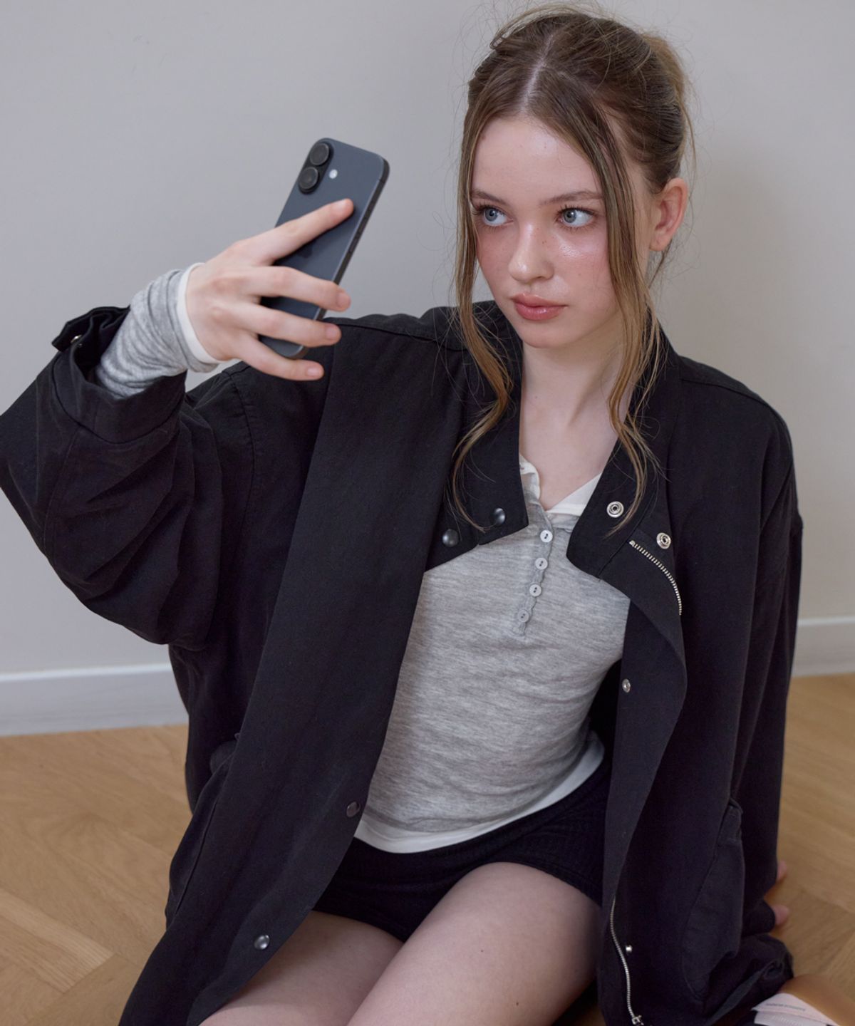 로제프란츠(ROSEFRANTZ) Overfit Padded Field Jacket [Black]