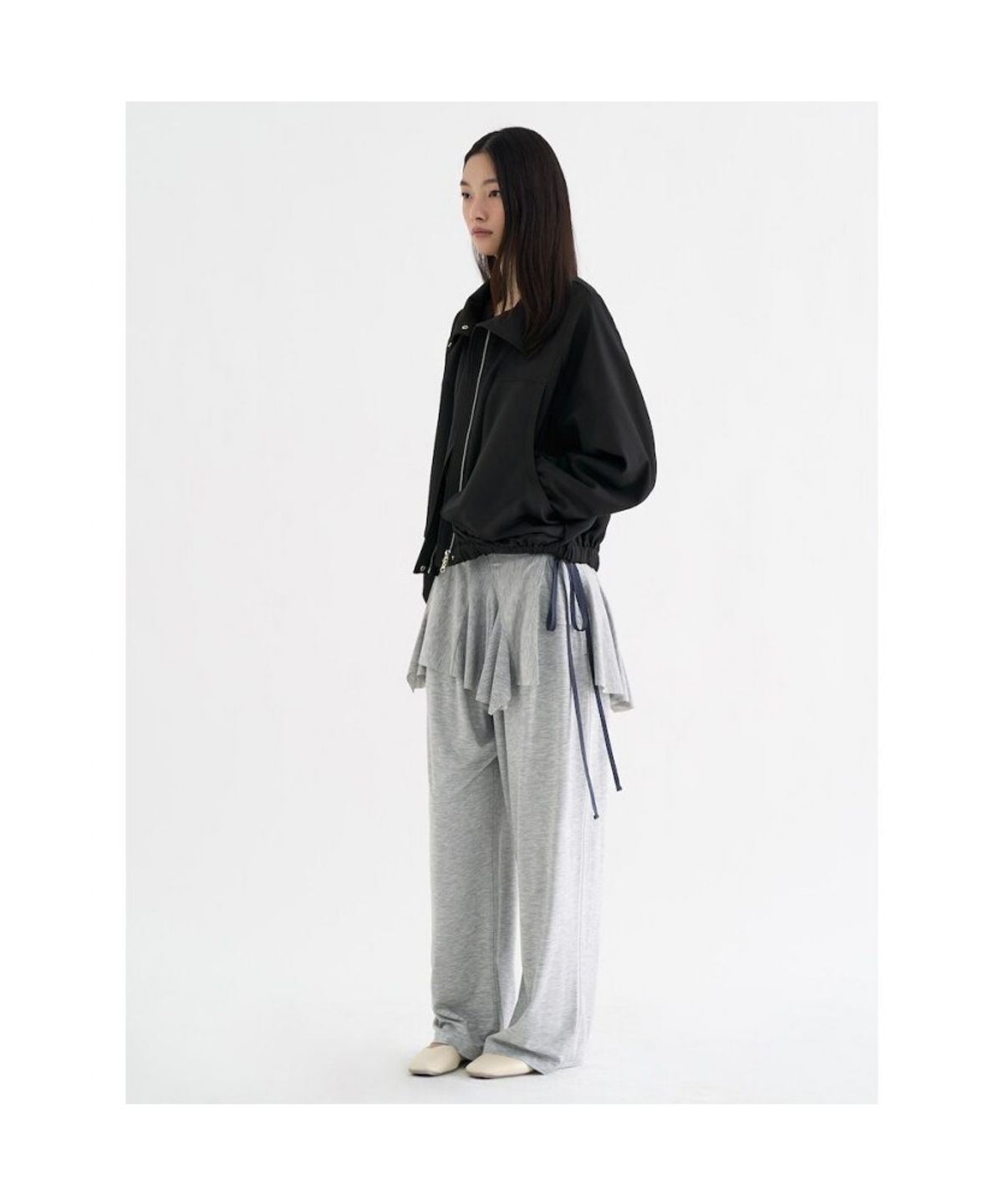앙개(ANGGAE) Jersey Chou Chou  Grey