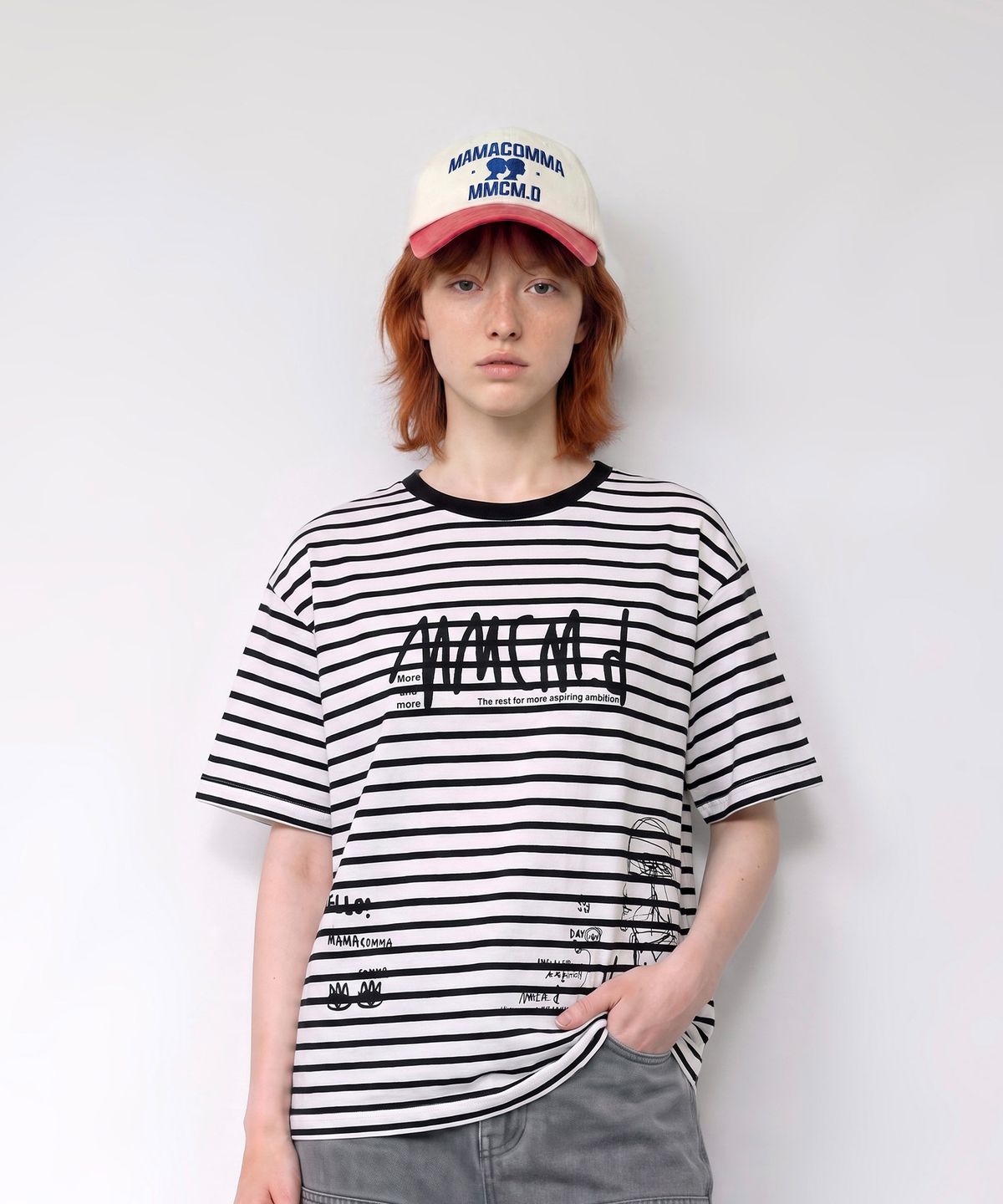 엠엠씨엠디(MMCMD) MM Drawing N.04 Stripe T Shirt