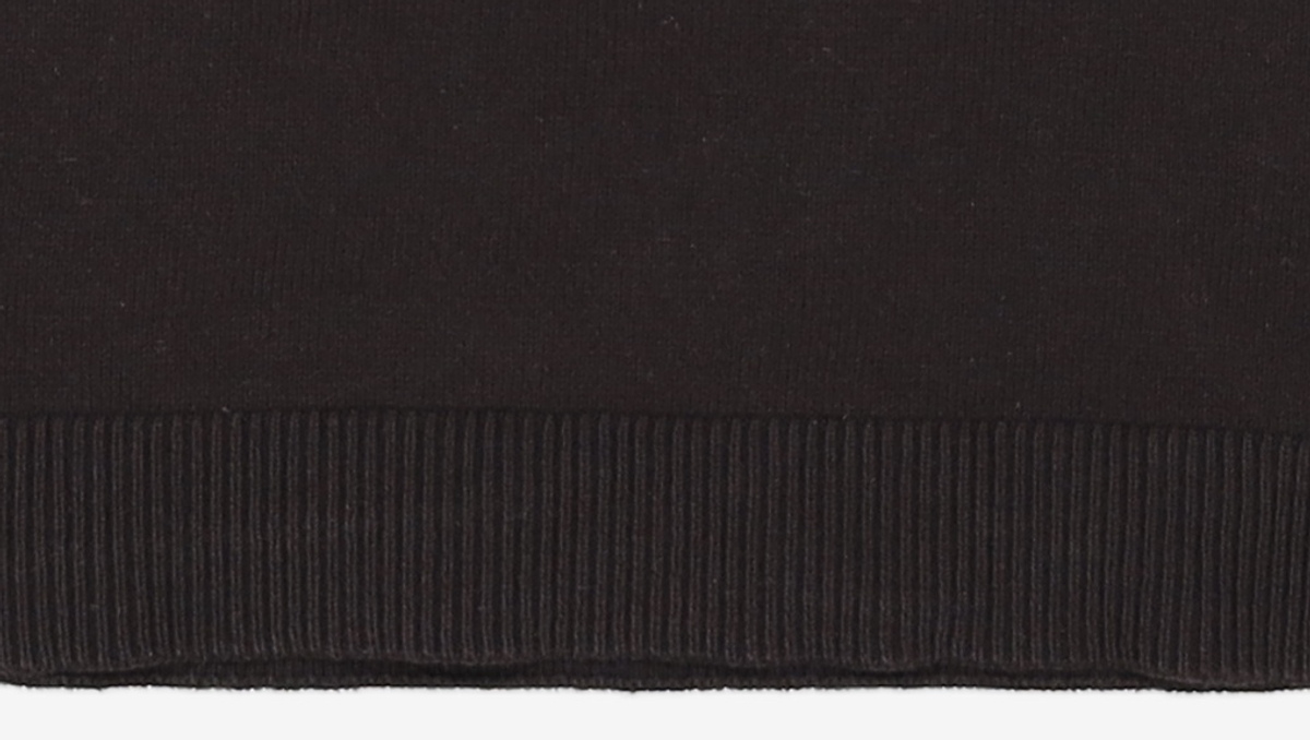 우알롱(WOOALONG) Signature halter knit - BLACK M