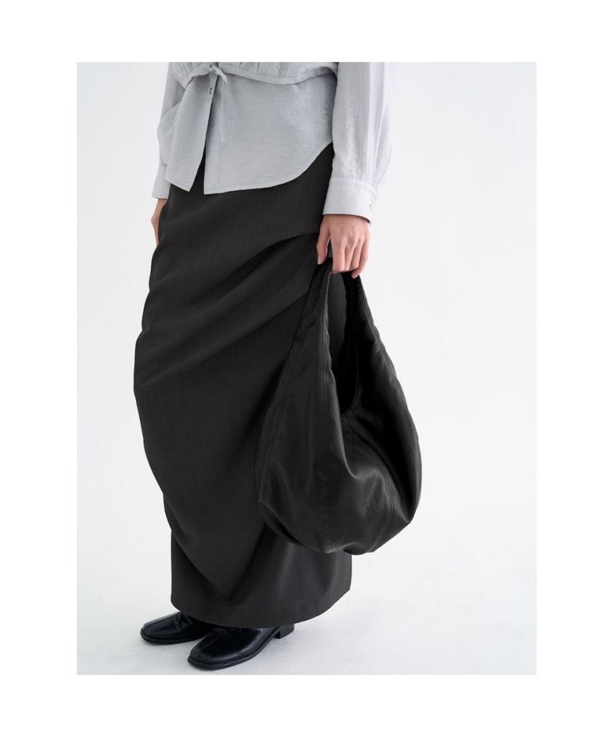 앙개(ANGGAE) Big Fig Bag Black